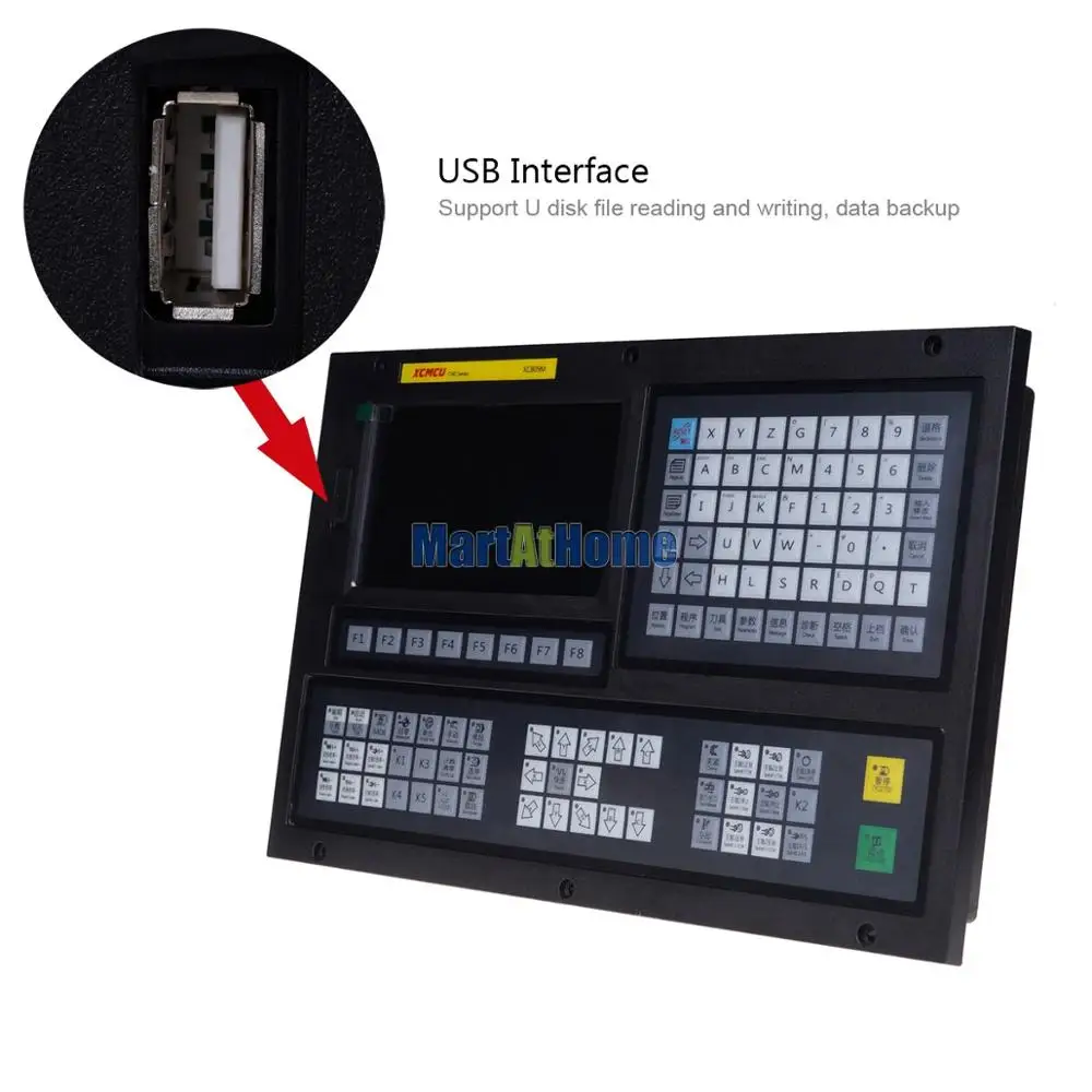 XC809M 1 ~ 6 осевой USB CNC контрольная система управления движением FANUC G-code поддержка