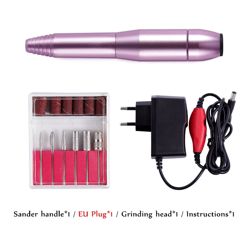 Электрическая машинка для аппаратного маникюра фрезер ногтей пилка удаления