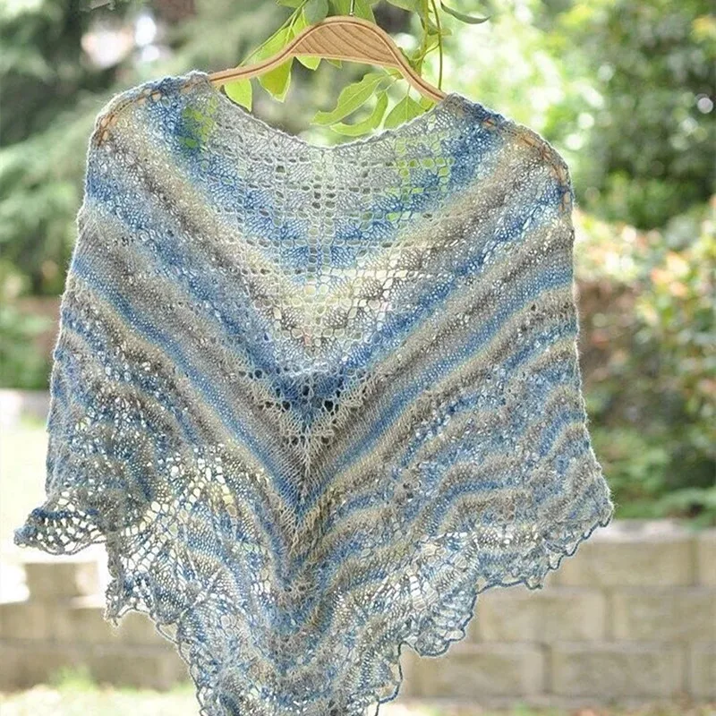 100 г/680 м/шар градиентная влюбленная мохеровая шерстяная пряжа из Анголы плюшевая