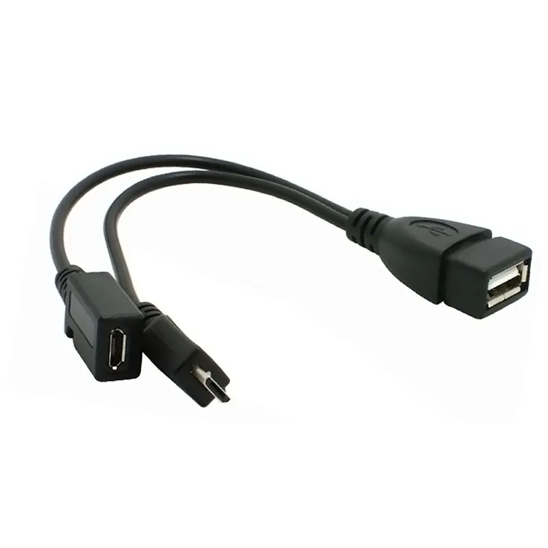 Микро USB OTG Хост Кабель питания для Samsung i9100/i9220 N7000/i9250/i9300/N7100 Внешний usb-накопитель