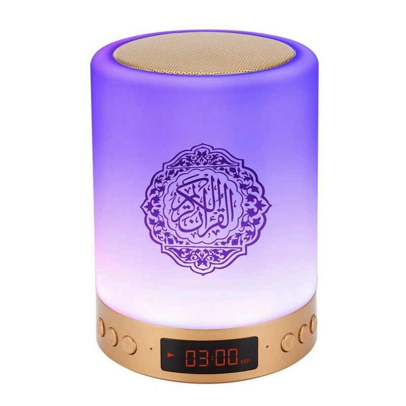 Bluetooth Коран динамик лампа с дистанционным управлением контактная лунного света