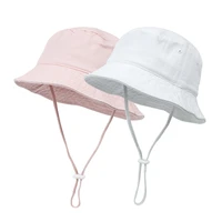 ruoshui children new solid summer cotton sun bucket hats kid gilrs boy tie dyed caps infants panama outdoor beanies headwear
