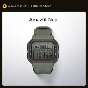 amazfit neo smart watch 28 days battery life smartwatch 3 sports modes 5atm pai health assistant for android ios phone free global shipping
