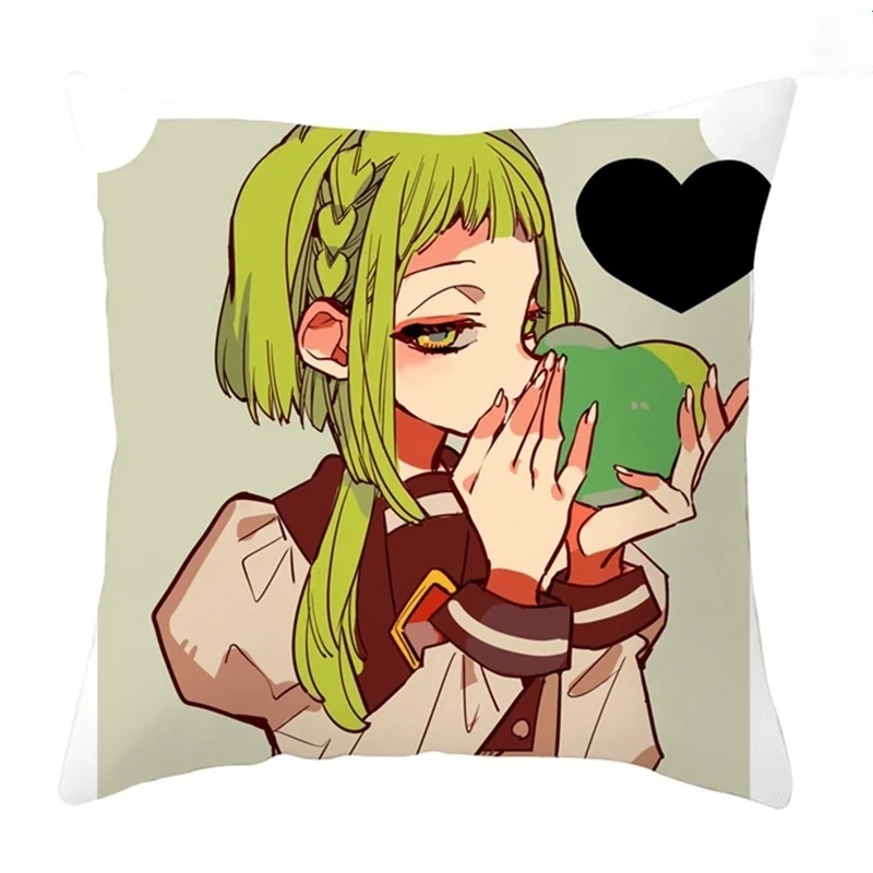 

Anime Toilet-Bound Hanako-Kun Anime Pillow Case Sofa Cushion Cover Square Pillow Covers Home Decorative Pillowcase