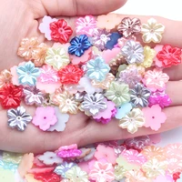 new half pearls 13mm flatback flower abs imitation pearl 601000pcs mixed colors ivory white diy nail jewelry decorations