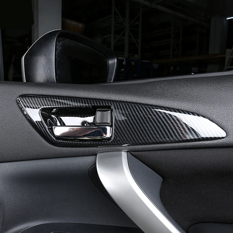 Car Styling plastica ABS maniglia della porta interna ciotole copertura Trim per Mitsubishi Eclipse Cross 2018 2019 2020 accessori ricambi Auto