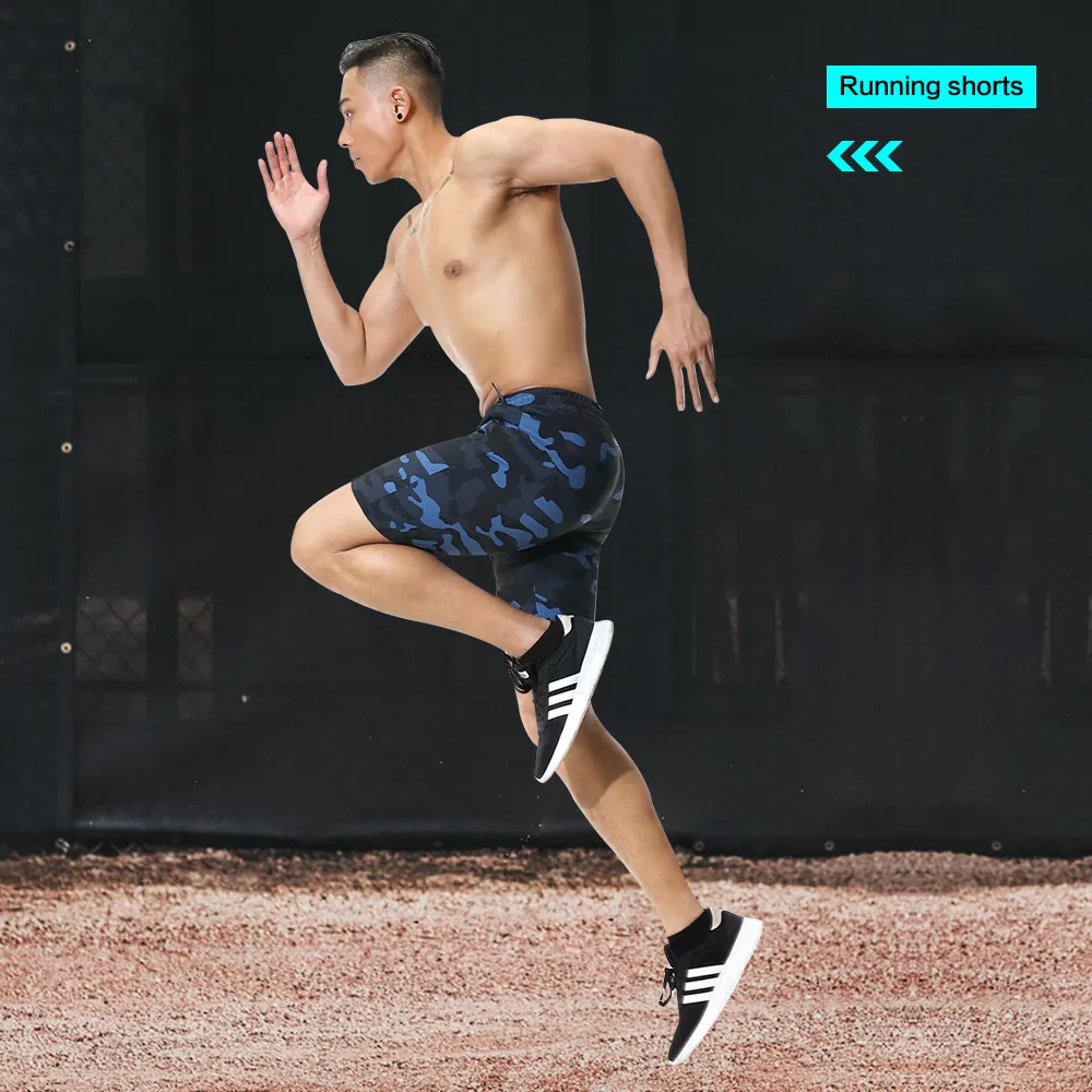 2022 New Gym Running Sport Shorts Men's Fitness Dry Fit Short Pants Male Tennis Basketball Football Training Shorts