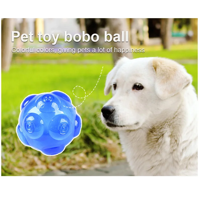 

Pet Dog Cat Puppy Sounding Toys Squeaky Tooth Cleaning Balls Playing Balls Pet Teeth Chew Toy Pet Chewing Accessories Dropship