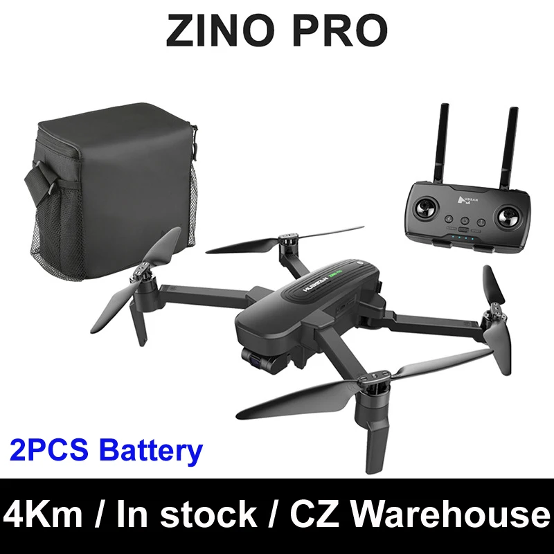 

Hubsan ZINO PRO GPS 5G WiFi 4KM FPV Brushless RC Drone with 4K UHD Camera 3-Axis Gimbal Sphere Panoramas Quadcopter 23 Minute