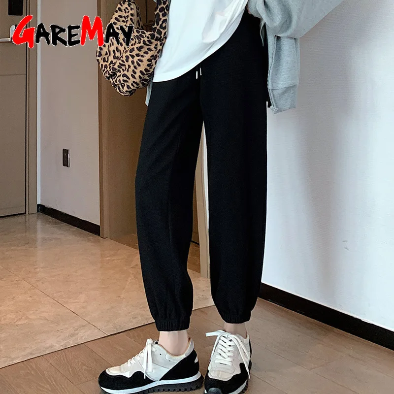2022 осень зима женские повседневные спортивные штаны спортивный костюм свободные