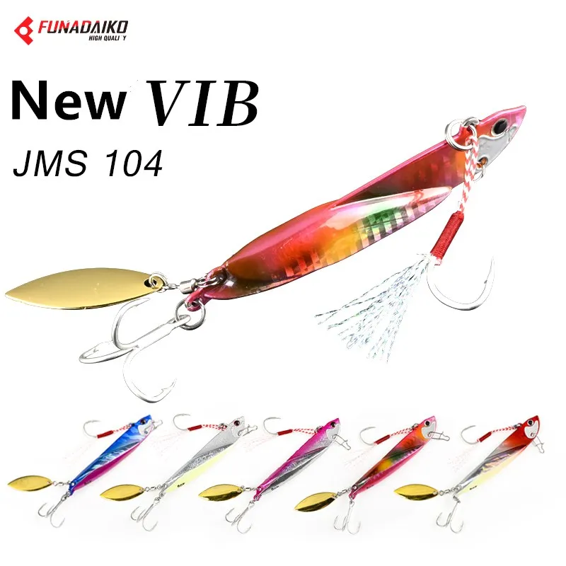 

Funadaiko Sinking Rattlin VIB Fishing Lures 80mm 40g Swimbaits Artificial Hard Baits Crankbait Rattling VIB Fishing Tackle