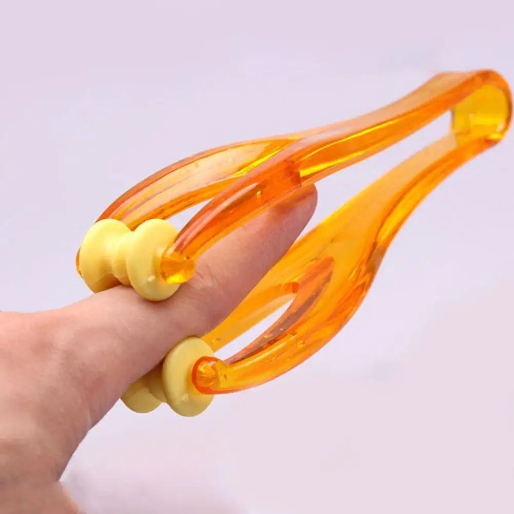 

1 шт. 2 ролики Массажер для пальца мини палец массажер для суставов с циркуляцией крови для ручки эластичный R3B9