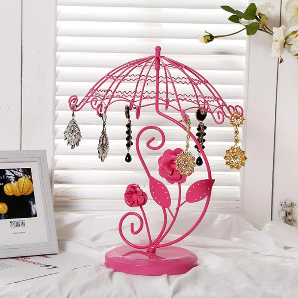 Серьги Зонтик стойка для ювелирных изделий серьги в виде дерева стенд хранения