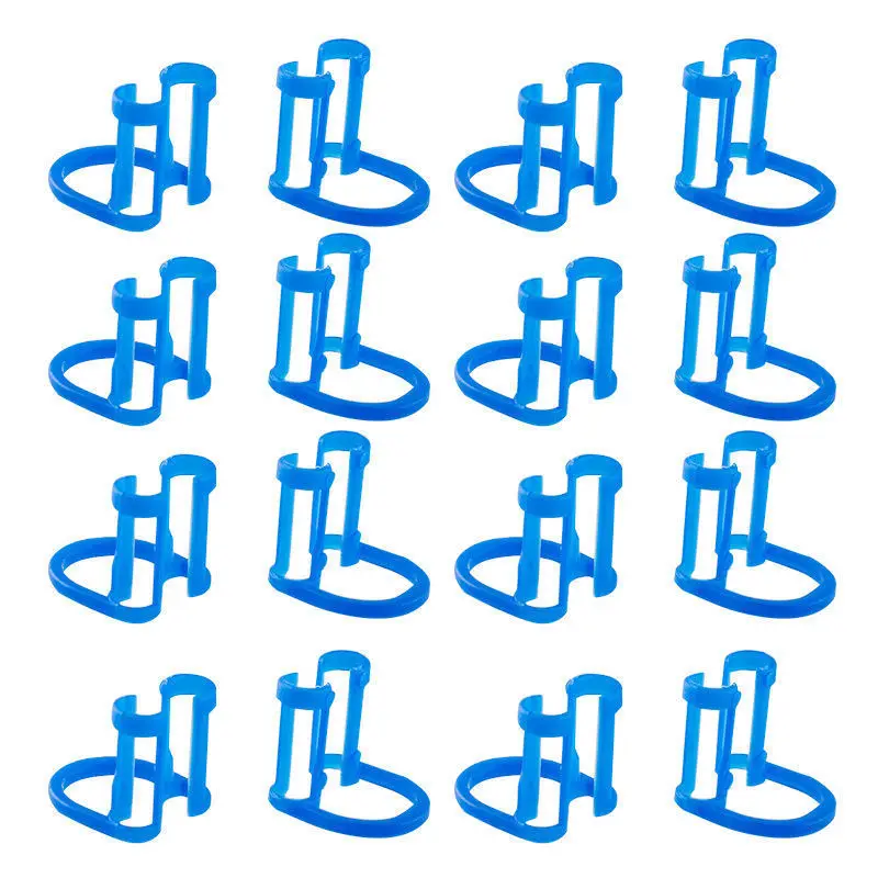 50 шт./пакет ватный тампон держатель Одноразовые Синие зажим для