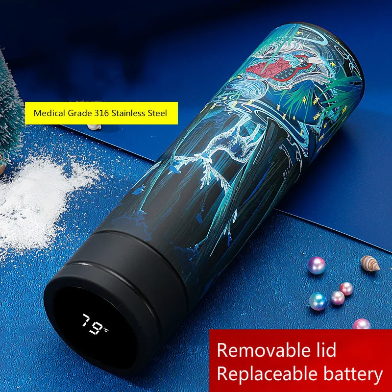 Кружка-термос из нержавеющей стали 500 мл 316 | Дом и сад