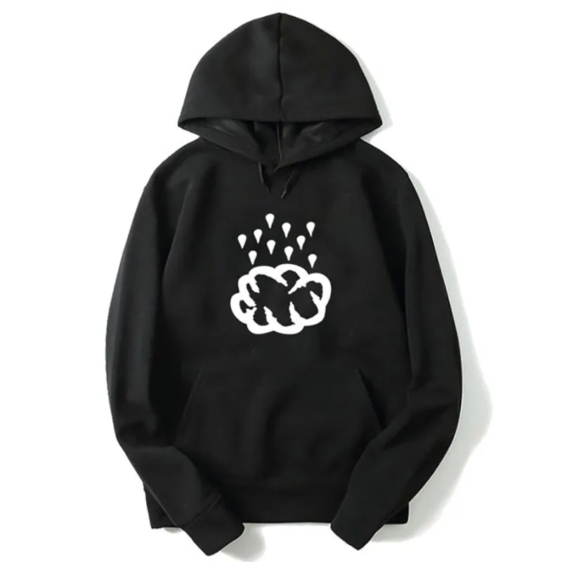 2021 Singer Fashion Powfu Print Hooded Hoodie Long Sleeve Casual Streeshirt Sweatshirt