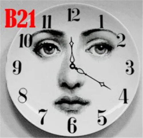 Fornasetti тарелка, подвесное блюдо, итальянский дизайн, декоративная подвесная тарелка для дома, европейский стиль, фруктовые тарелки Fornasetti блюдо - Цвет: 21