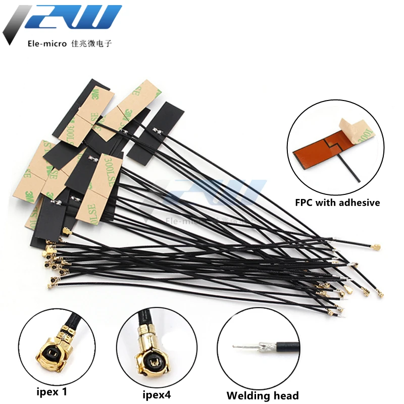 Wi-Fi 2 4G с высоким коэффициентом усиления встроенная Гибкая FPC мягкая антенна ZigBee