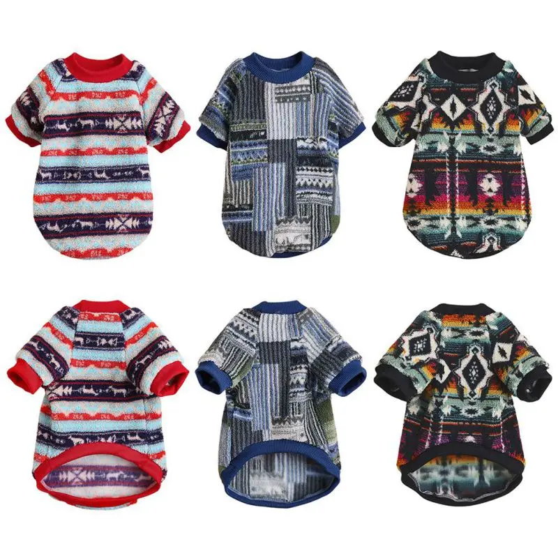 

Winter Warm Pet Dog Clothes Fleece Sweater for Small Dogs Plush Sweatshirt Coat Warm Dog Clothes Yorkies Puppy Clothing
