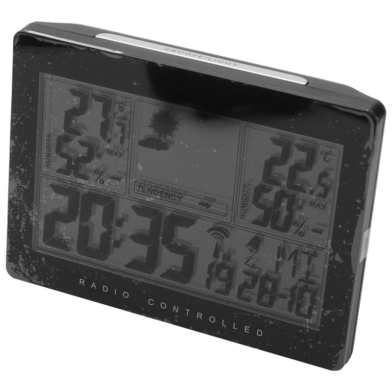 Беспроводная метеостанция с европейской вилкой комнатная и уличная станция для