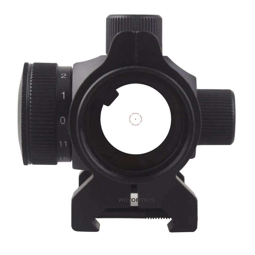 10 шт. Victoptics 1x30 Охота 11 уровней Красный точка зрения прицел с 30 мм трубка 1 MOA регулировка