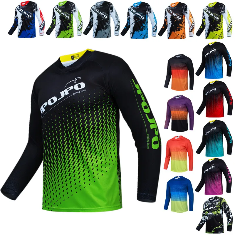

Mountain Bike MTB Jersey Shirt Enduro Motorcycle Jersey DH Downhill Motocross Sportswear Off Road Cycling Jersey Long Sleeve