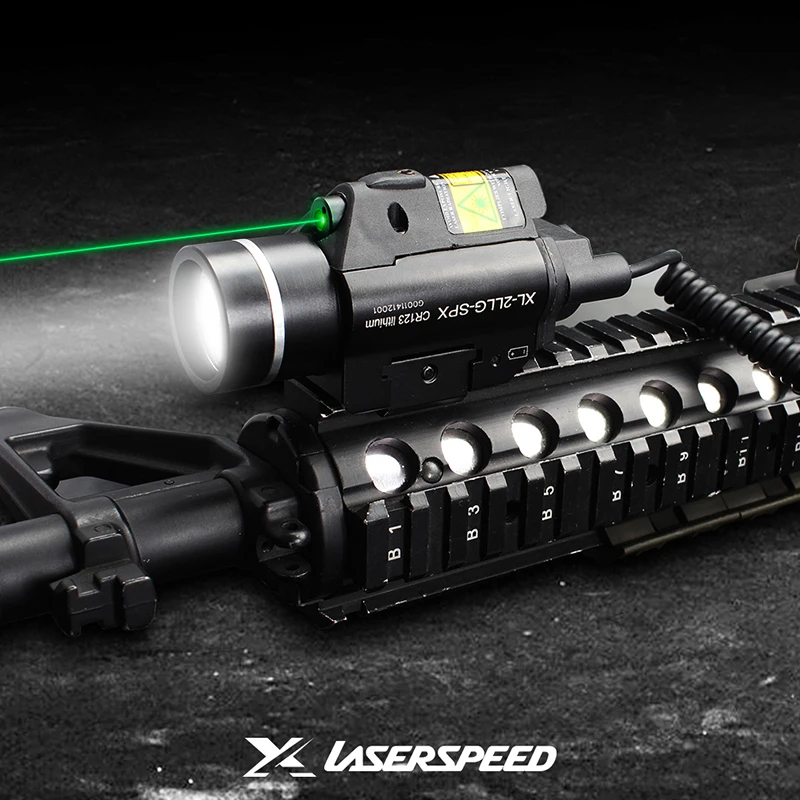 Laserspeed оружие светильник 400 люмен с 532nm зеленый лазерный прицел Airsoft воздуха