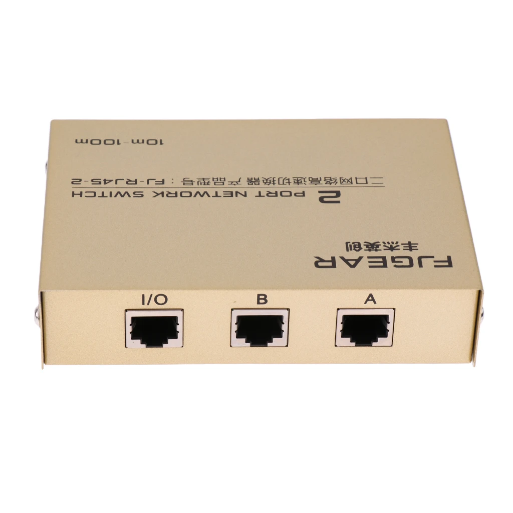 2 порта AB ручной сетевой коммутатор в 1/1 дюйм RJ45 Ethernet|Сетевые коммутаторы| |