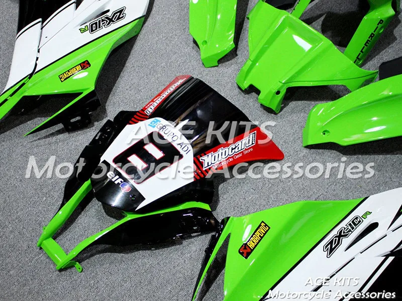 Новый обтекатель для мотоцикла ABS Подходит kawasaki Ninja ZX-10R 2011 2012 2013 2014 2015 кузов