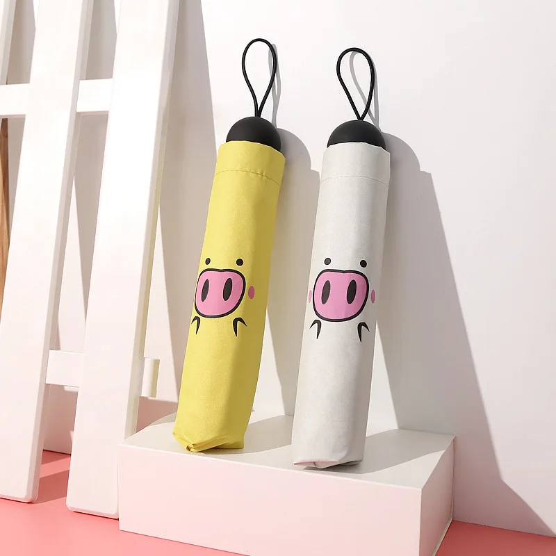 Креативный милый детский мультяшный зонт в виде свиньи Женский