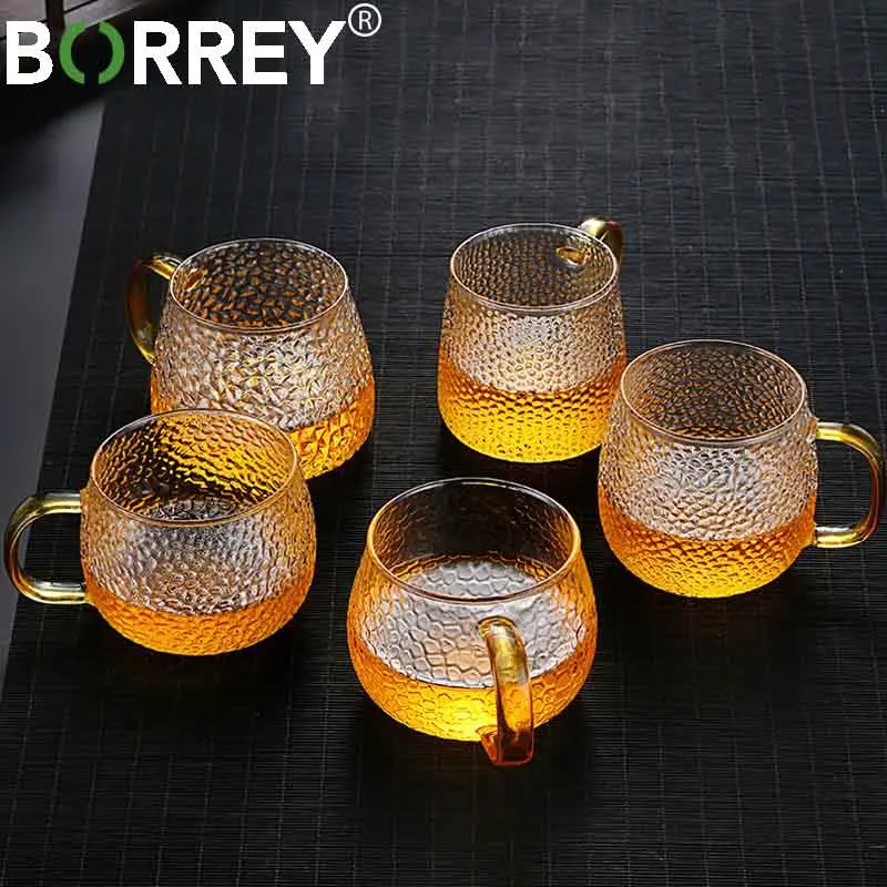 

BORREY Кофе кружка Чай чашки термостойкого Стекло молока Кофе Чай чашки офис Чай чашки барная посуда, кружка для пива Стекло Чай чашки набор по...