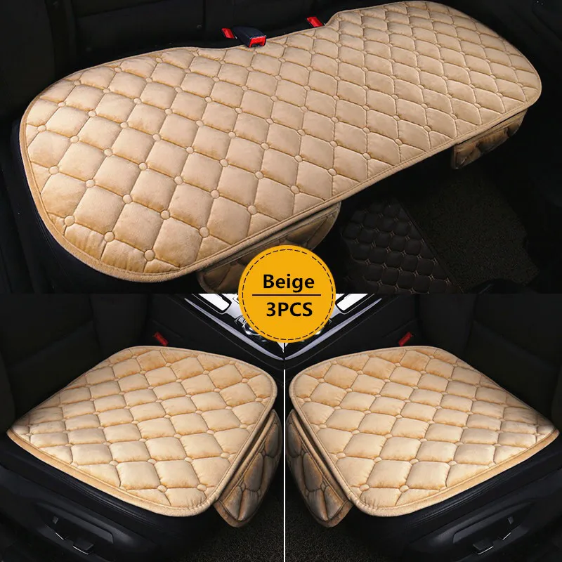 

Comfortable Flax car seat cover protector Front or Rear Seat cushion pad cushion back car accessories Suitable for all car mode