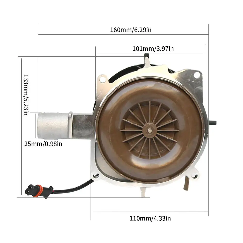 Воздушный вентилятор для парковочного отопителя 12 В 2 кВт|Детали обогревателя| |