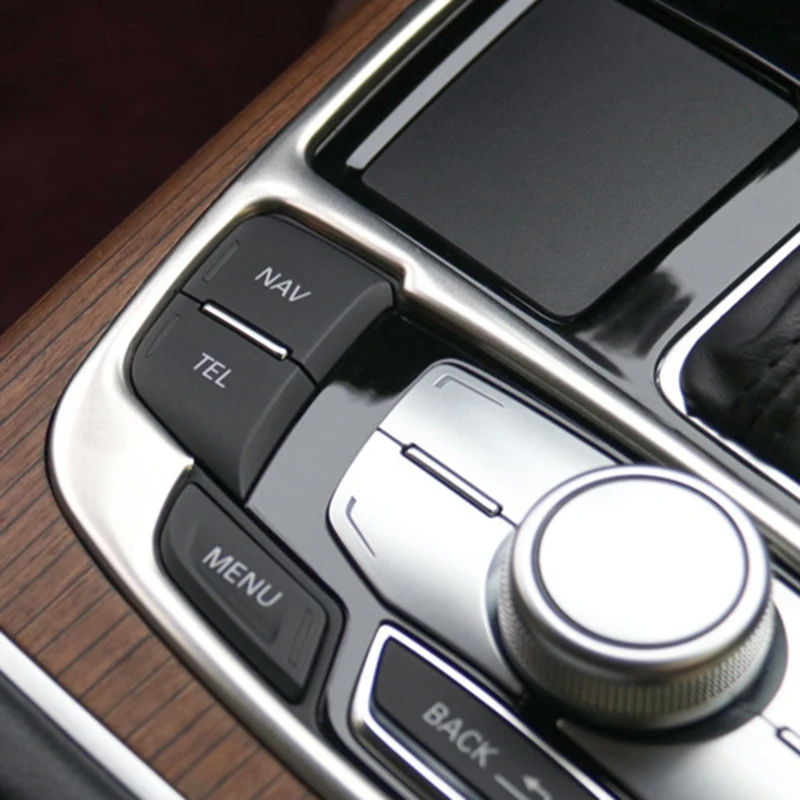 Декоративные наклейки на панель переключения передач для A6 C7 A7 2012 2017