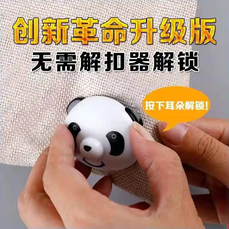 Panda-shaped Creative New Quilt Sheets Anti-separation Buckle Cover Fixed Needle Bedding Gadgets | Дом и сад