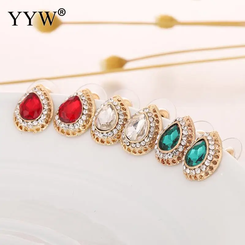 Роскошные женские Ювелирные наборы серьги-гвоздики манжета браслет палец кольцо