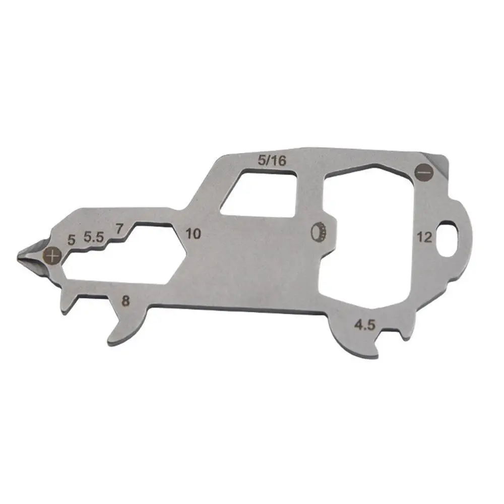 

Multifunctional EDC Tools Screwdriver Wrench Tool Outdoor Survival Gear Gadget Bottle Opener Pocket Tool Pendant Keyring