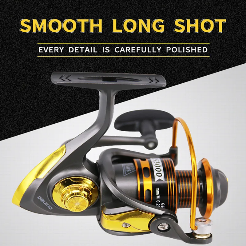 

2021 New Fishing Spinning Reels 8KG Max Drag 5.0:1 High Speed Metal Spool Carp Fishing Reel Saltwater Fishing Reel For Spinning