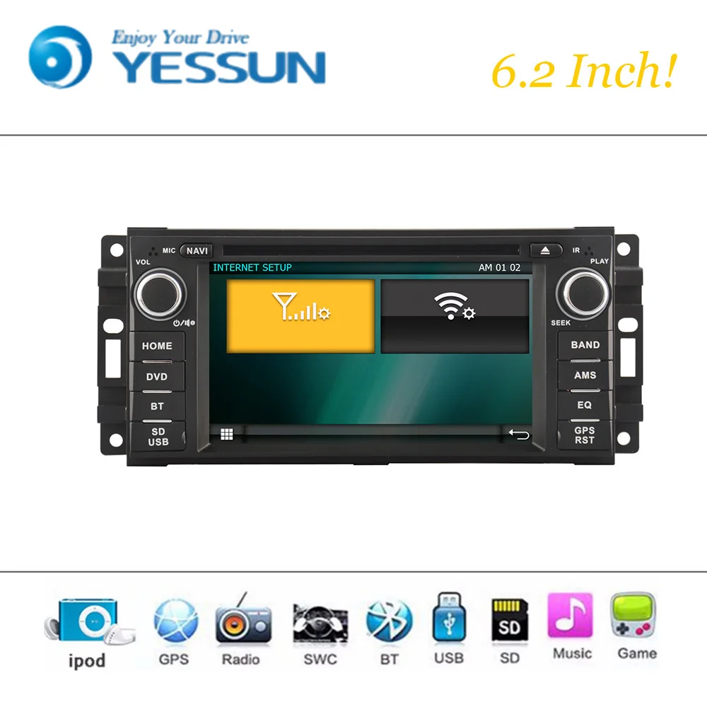 Автомобильный dvd плеер Wince System для Jeep compass 2008 2010 Авторадио Стерео GPS навигация
