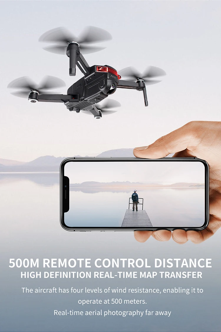 X6G складной 4K HD камера Дрон gps вертолет бесщеточный мотор После позиционирования высота удержания FPV жесты Квадрокоптер