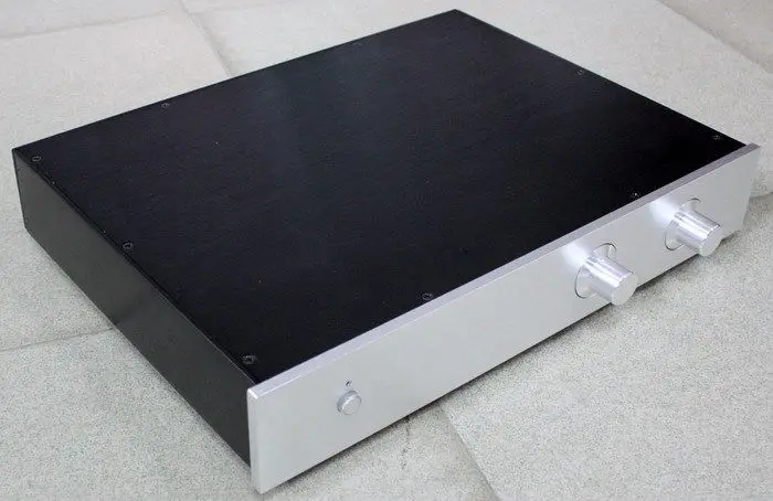 Полностью алюминиевый усилитель шасси усилителя предохранительная коробка