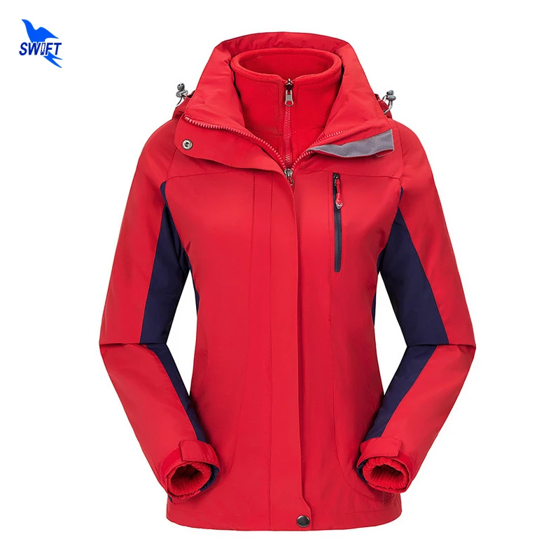 

Съемная флисовая подкладка, женские зимние куртки для походов, пальто с капюшоном, ветровка для рыбалки, альпинизма, топы