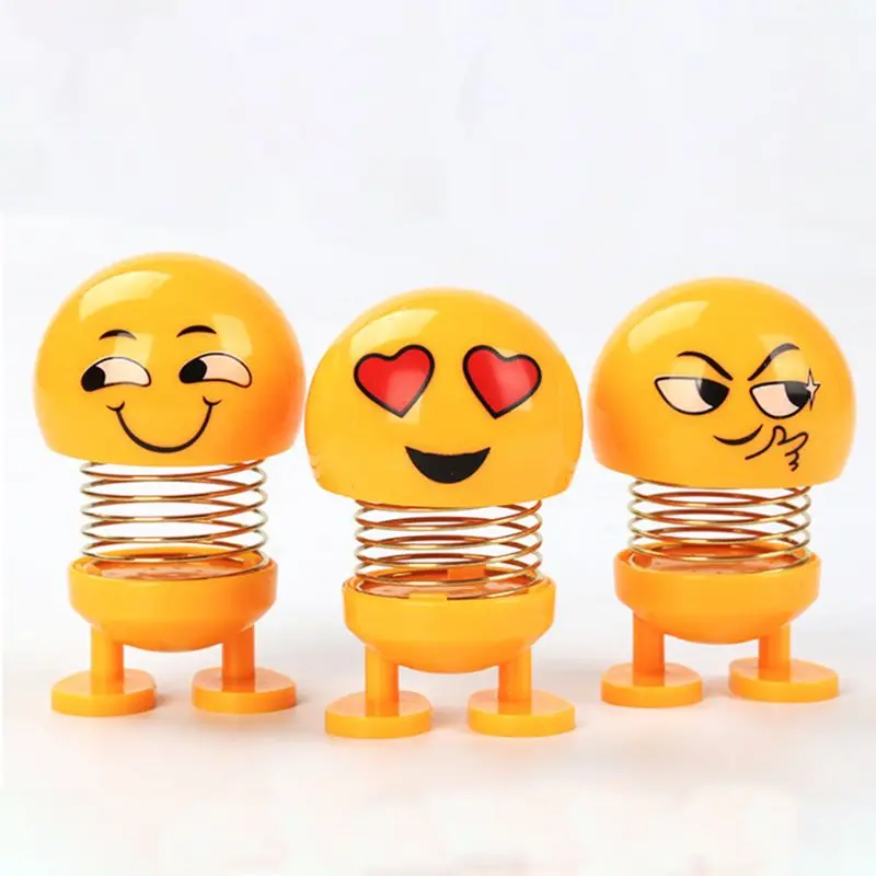 Милая Весенняя игрушка качающаяся Голова Украшения для кукол автомобиль качели