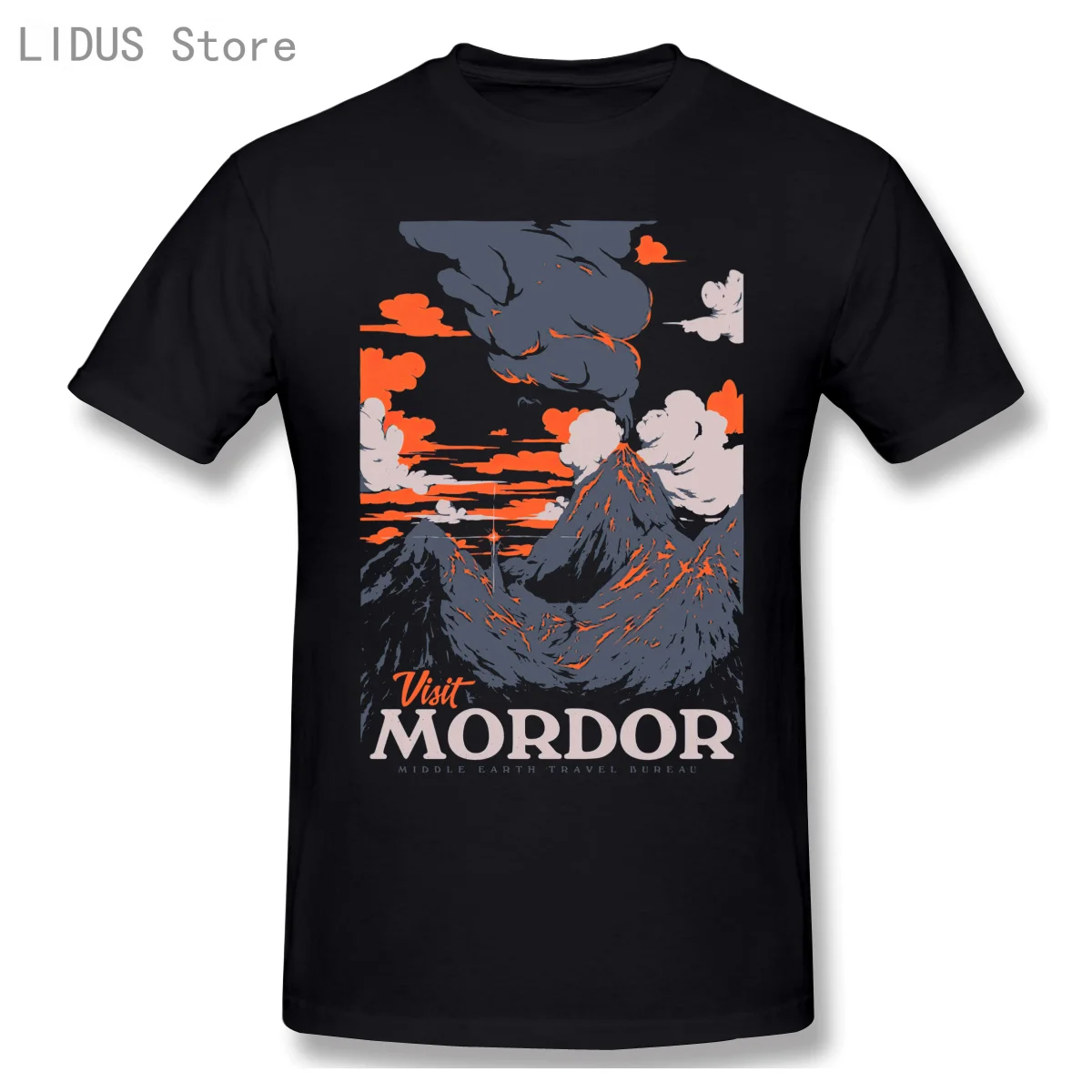 

Visit Mordor Cool And Funny Short Sleeve Casual T-shirt Men Fashion O-neck 100% Cotton TShirts Tee Top