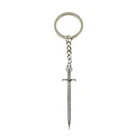 Заводская цена меч кошка подвеска брелок металлический цепочка серебристый цвет мужской автомобиль подарок сувениры брелок для ключей Прямая поставка