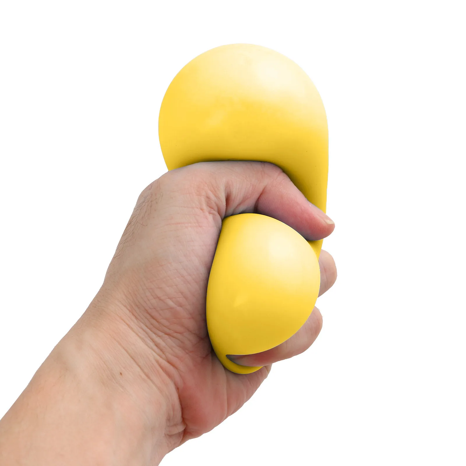 

Squeeze Toys Stress Relief Squeezing Ball Creative Yellow Soft Novelty Hand Grip Pressure Ball Adult Stress Relief Funny Toy#Y10