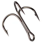 20 шт., высококачественные супер острые анкерные крючки, размер #1-14 #, тройные Крючки для морской рыбалки