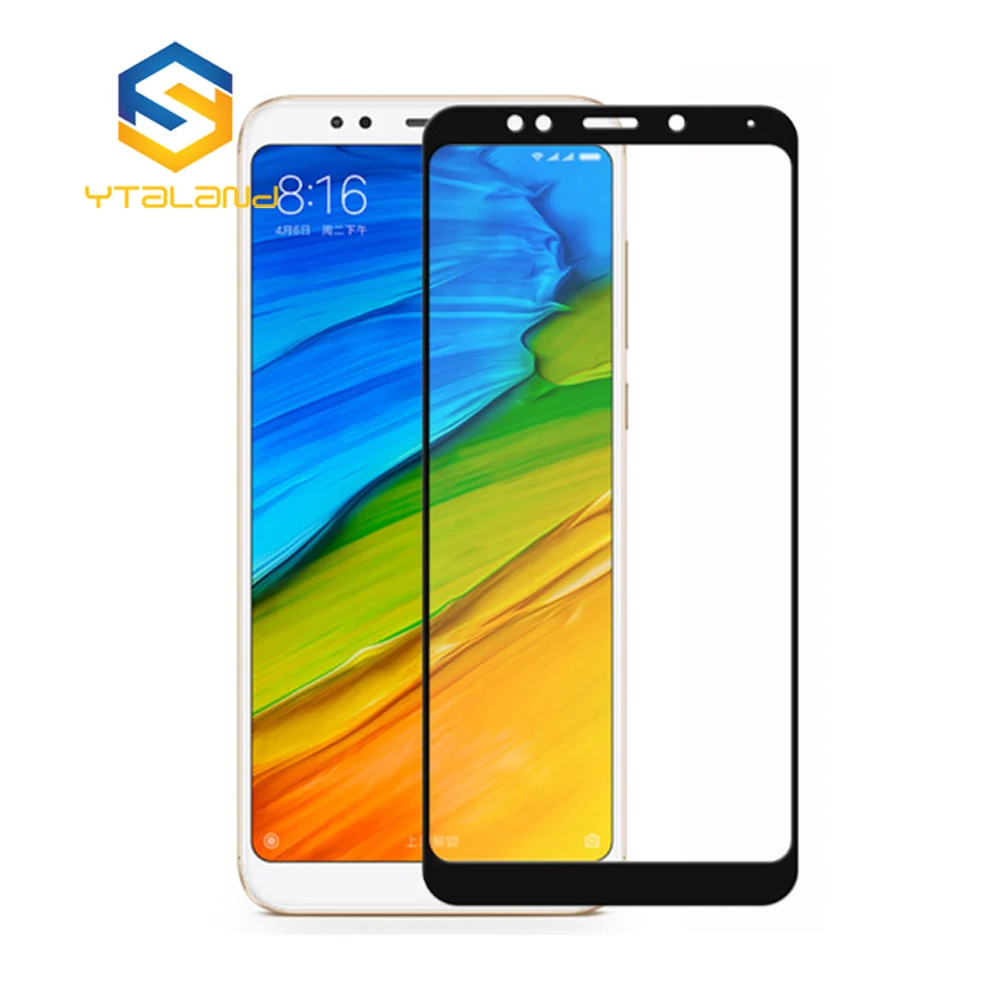 Ytaland полное покрытие Премиум Закаленное стекло Защитная пленка для Xiaomi Redmi 5 Plus