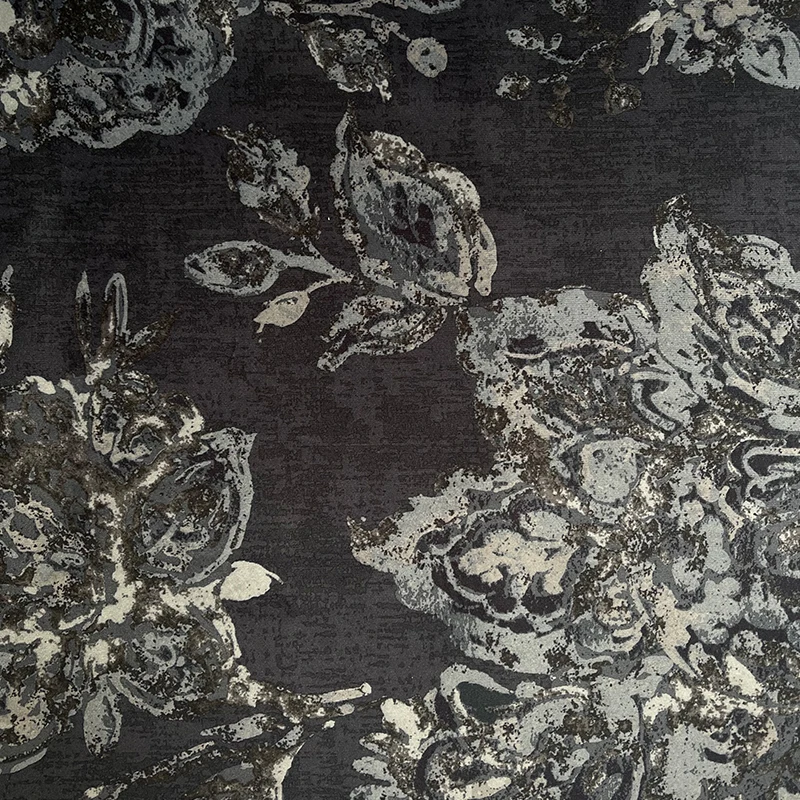 

Printed Velvet With Silk Look 100% Pure Polyester Microfiber By Yard/Half-yard Soft Handmade For High Traffic Homes