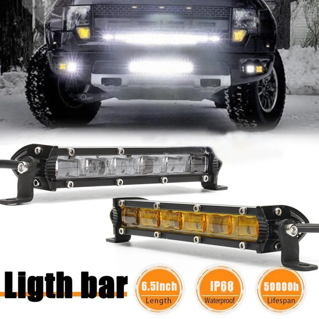 Автомобильный светильник 6 5 дюйма 18 Вт светодиодный ные балки рабочий